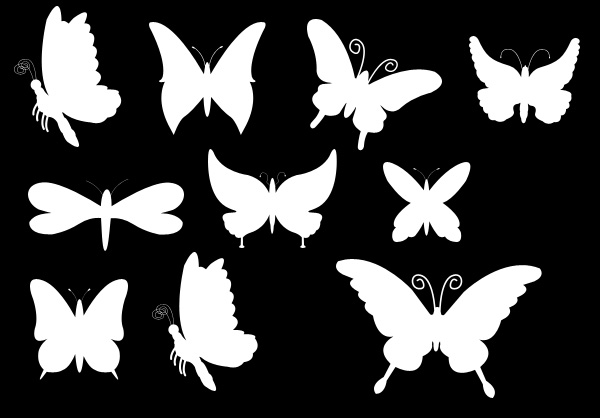 butterfly silhouette 