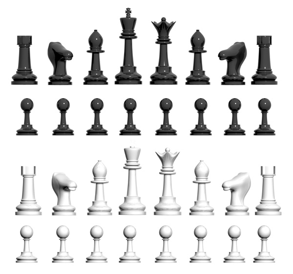 chess pawn psd