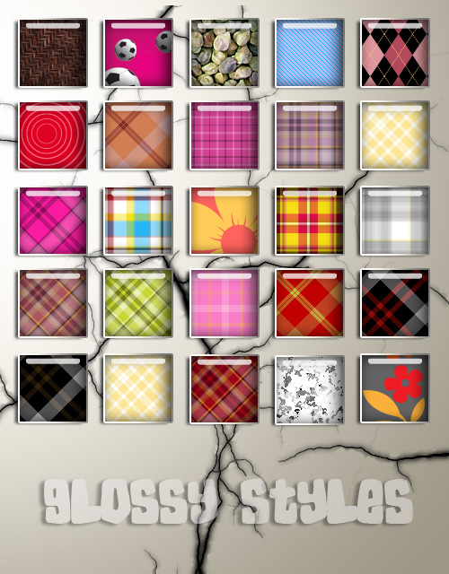glossy layer style