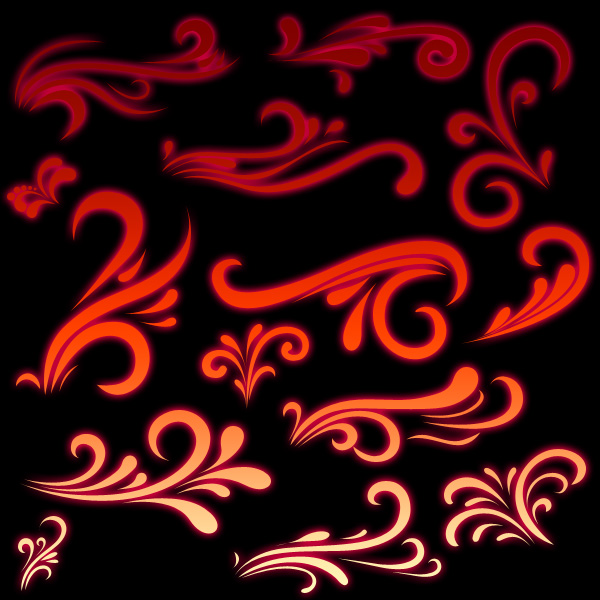 swirly brushes